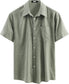 Shirts Casual Short Sleeve Button