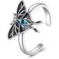 2024 Moth Sterling Silver Ring