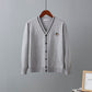 Knit Ribbed Women Cardigan Sweater with V Neck