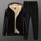 Winter Sweatpants with Zipper Hoodie